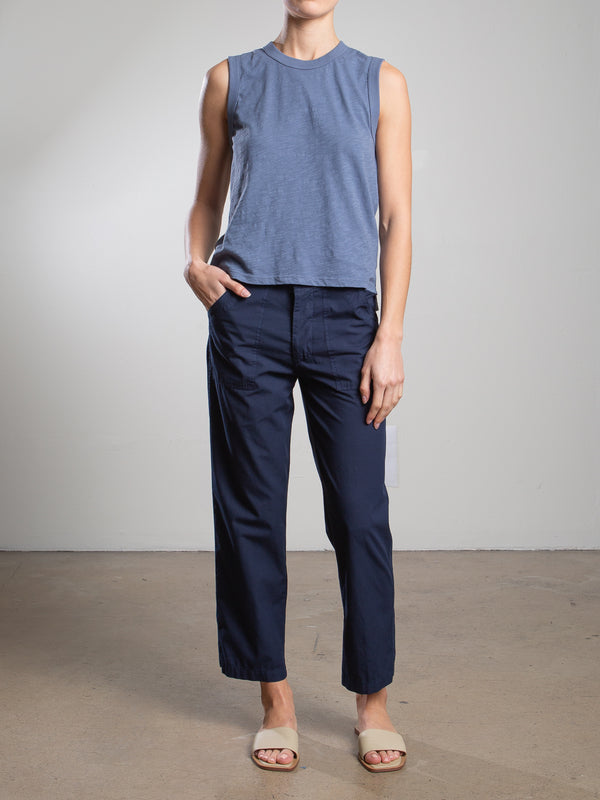 Ellis Pant in Paperweight Cotton - Midnight