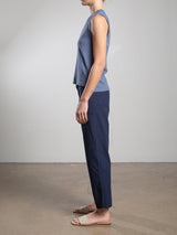 Ellis Pant in Paperweight Cotton - Midnight