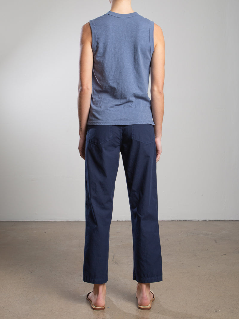Ellis Pant in Paperweight Cotton - Midnight