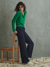 Max Pant in Washed Canvas - Midnight