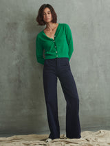 Max Pant in Washed Canvas - Midnight