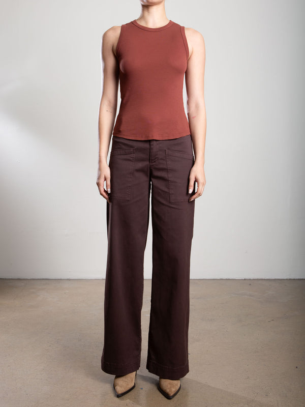 Max Pant in Stretch Twill - Bittersweet