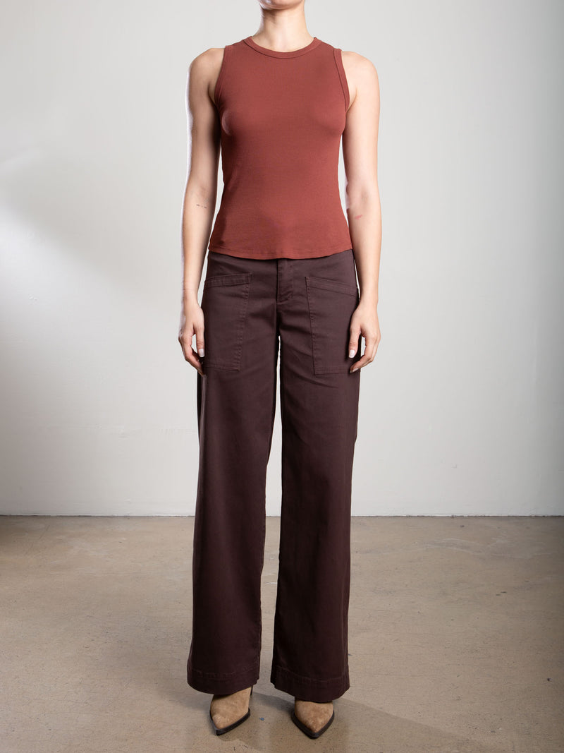 Max Pant in Stretch Twill - Bittersweet