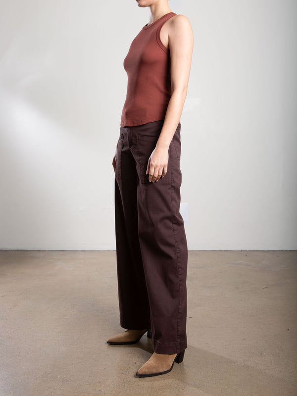Max Pant in Stretch Twill - Bittersweet
