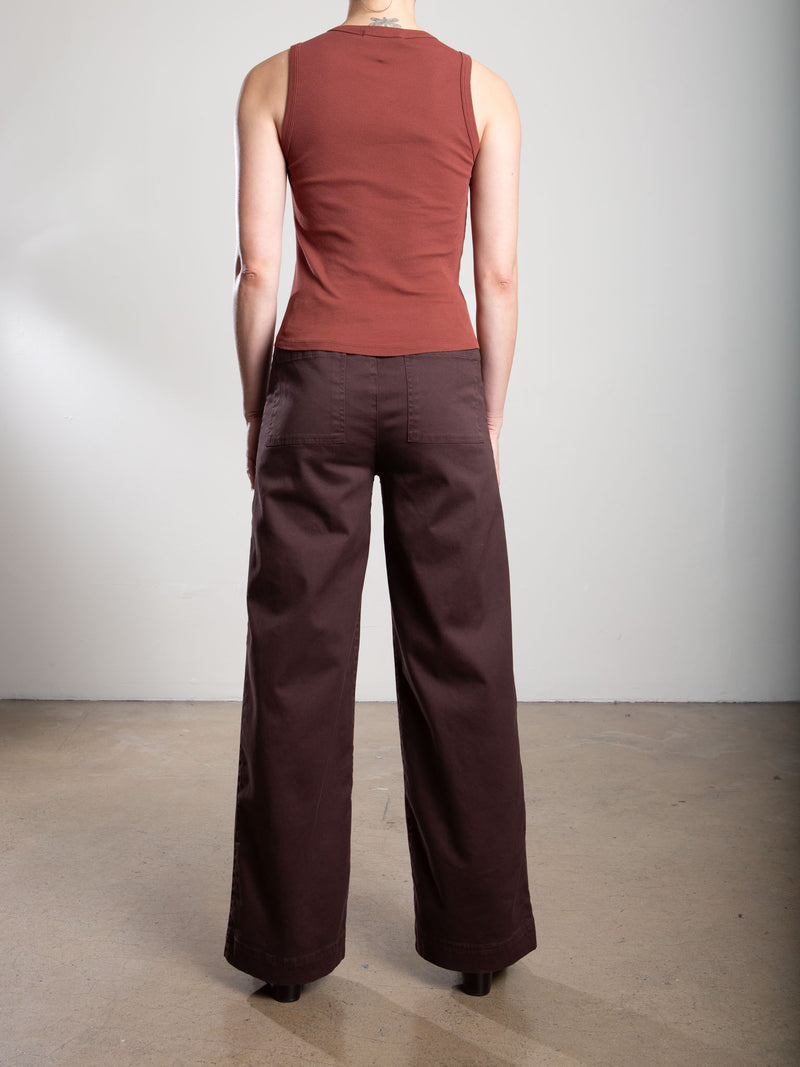 Max Pant in Stretch Twill - Bittersweet