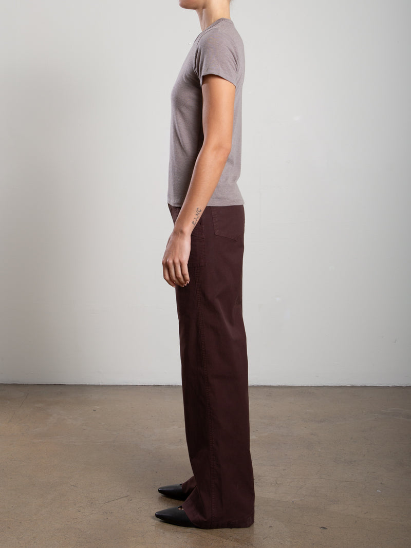 Max Pant in Stretch Twill - Bittersweet