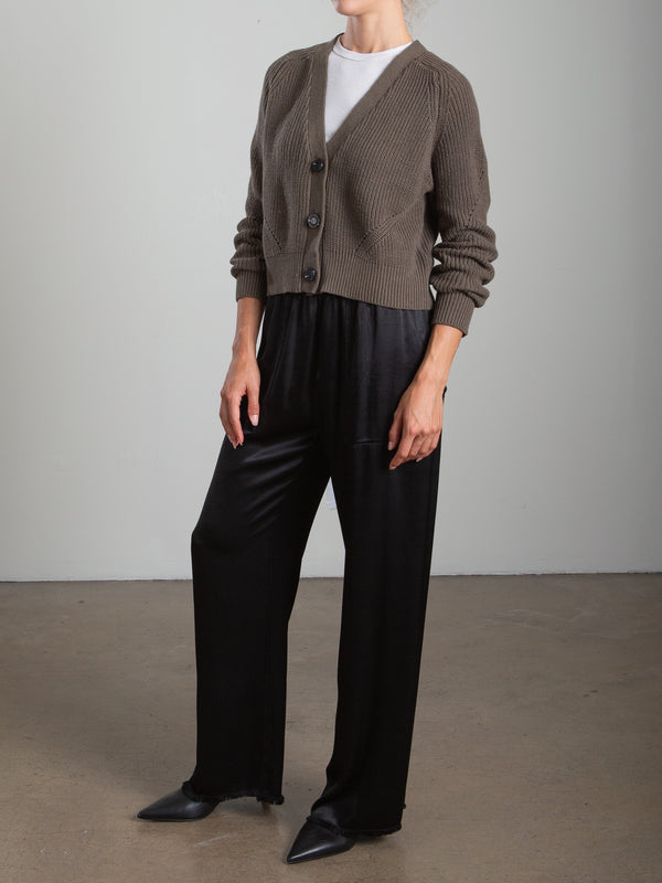 Taryn Pant in Vintage Satin - Black