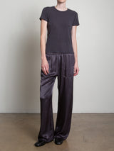 Taryn Pant in Vintage Satin - Graphite