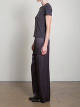 Taryn Pant in Vintage Satin - Graphite