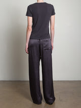 Taryn Pant in Vintage Satin - Graphite