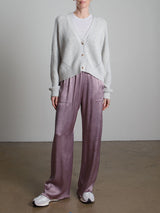 Taryn Pant in Vintage Satin - Mulberry