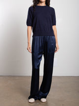 Taryn Pant in Vintage Satin - Night