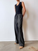 Casey Pant in Cambridge Flannel - Charcoal