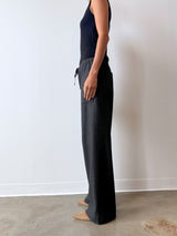 Casey Pant in Cambridge Flannel - Charcoal