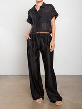 Casey Pant in Gossamer - Black