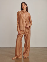 Casey Pant in Gossamer - Brulee