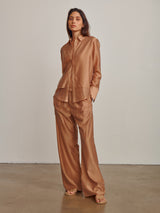 Casey Pant in Gossamer - Brulee