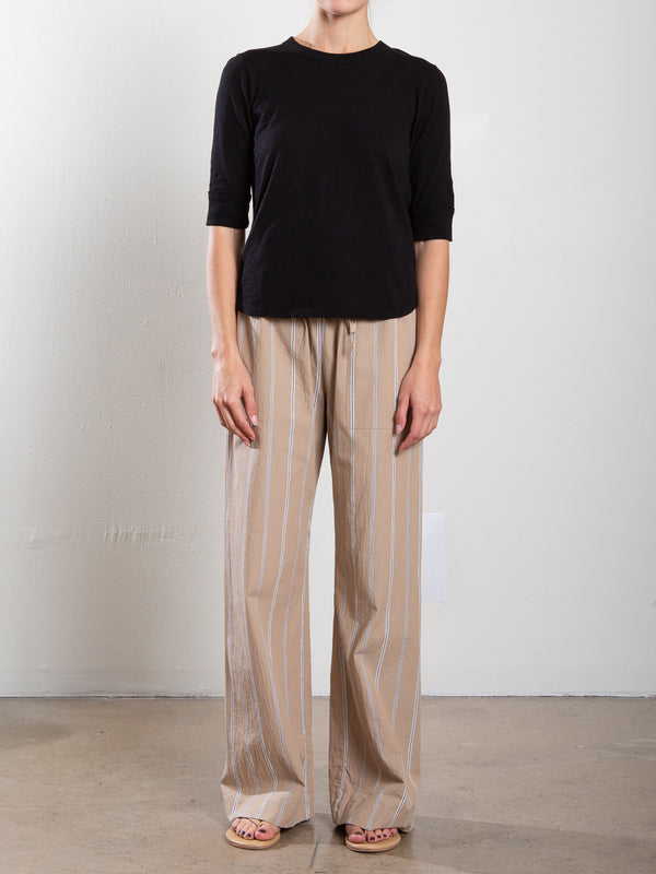 Casey Pant in Organic Japanese Stripe