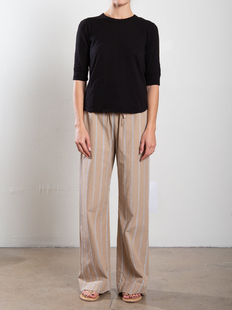 Casey Pant in Organic Japanese Stripe