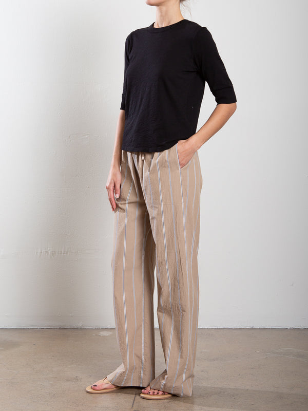 Casey Pant in Organic Japanese Stripe