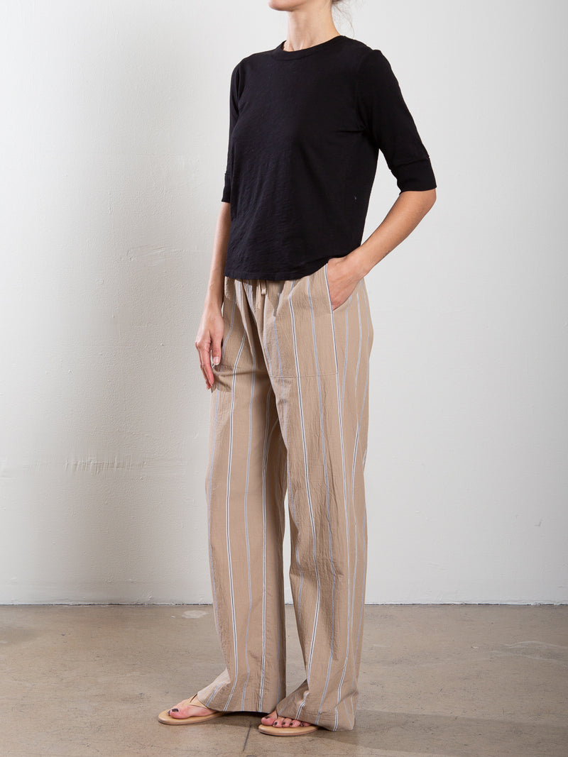Casey Pant in Organic Japanese Stripe