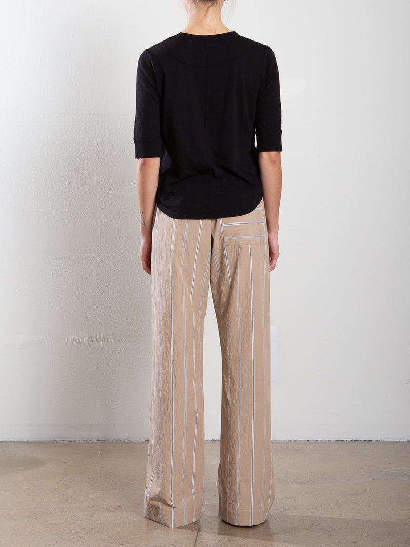 Casey Pant in Organic Japanese Stripe