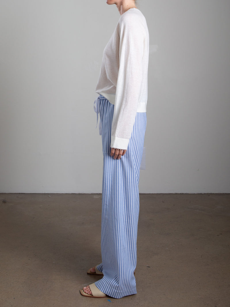 Casey Pant in Berkeley Stripe - Blue