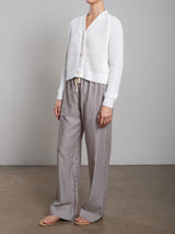 Casey Pant in Porto Stripe - Brown