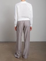Casey Pant in Porto Stripe - Brown