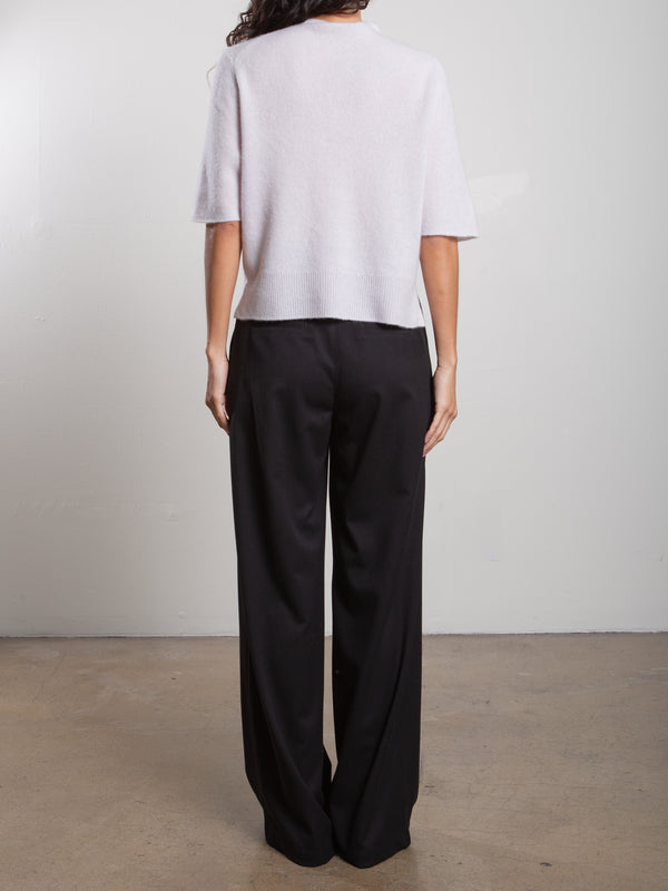 Spencer Pant in Chamois Flannel - Black