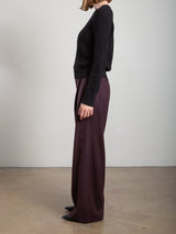 Spencer Pant in Chamois Flannel - Purple