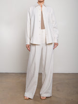 Spencer Pant in Linen Twill - Bone