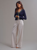 Spencer Pant in Linen Twill - Bone
