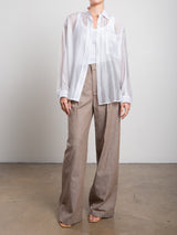 Spencer Pant in Linen Twill - Sparrow