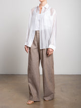 Spencer Pant in Linen Twill - Sparrow