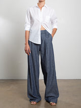 Spencer Pant in Linen Twill - Night