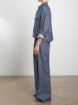 Spencer Pant in Linen Twill - Night