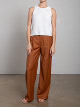 Spencer Pant in Paris Flannel - Toffee