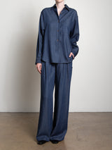 Spencer Pant in Tencel Denim - Dark Wash