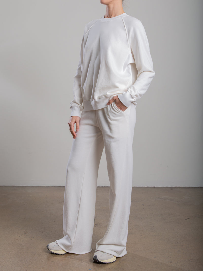 Tanner Sweatpant in French Terry - Cream