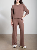 Tanner Pant in French Terry - Carob