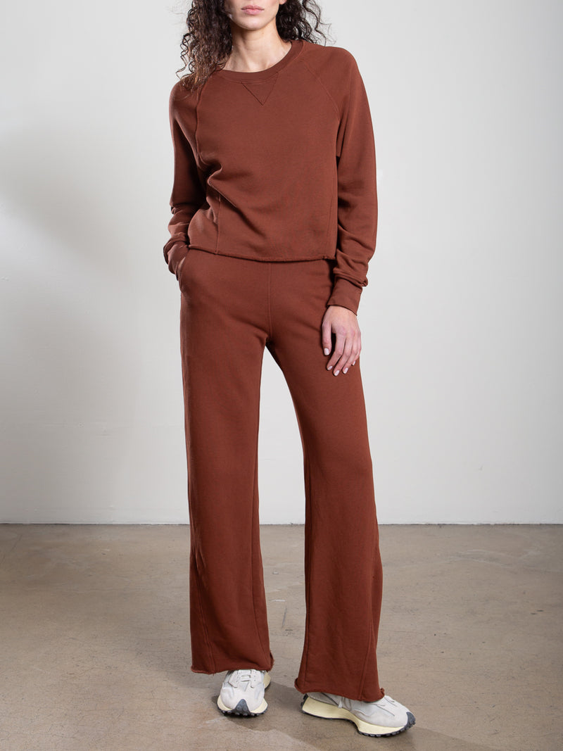 Tanner Pant in French Terry - Spice