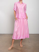 Claudia Skirt in Gossamer - Peony
