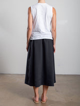 Claudia Skirt in Gossamer - Black