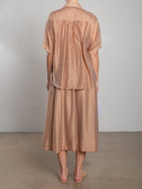 Claudia Skirt in Gossamer - Brulee