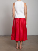 Claudia Skirt in Gossamer - Cherry