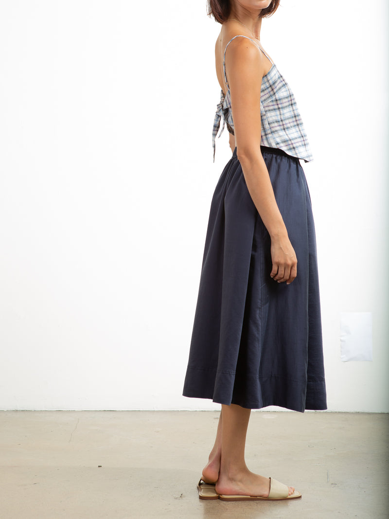 Claudia Skirt in Gossamer - Navy