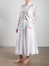 Claudia Skirt in Gossamer - White