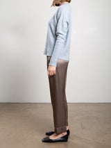 Calen Pant in Vintage Satin - Truffle