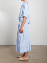 Carolina Skirt in Palma Stripe - Sky